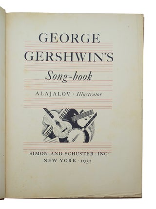 George Gershwin's Song-Book. Alajalov Illustrator.