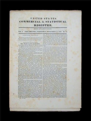 Item #69161 Schooner Amistead. ANTI-SLAVERY