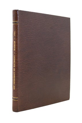 Item #69164 New Experiments and Observations Made on Electricity. Benjamin FRANKLIN