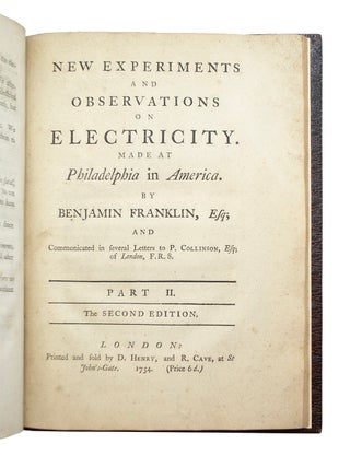 New Experiments and Observations Made on Electricity