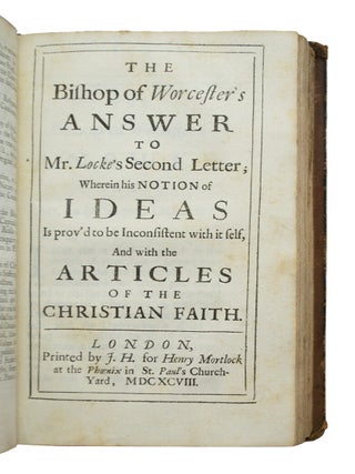 Bishop of Worcester's Answer to Mr. Locke's letter, Concerning Some Passages
