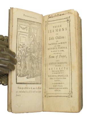 Item #69193 Three Sermons to Little Children:. Samuel SPRING
