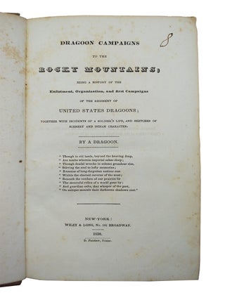 Dragoon Campaigns to the Rocky Mountains;