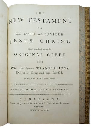 Holy Bible, Containing the Old Testament and the New