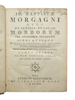 De sedibus, et causis morborum per anatomen indagatis libri quinque