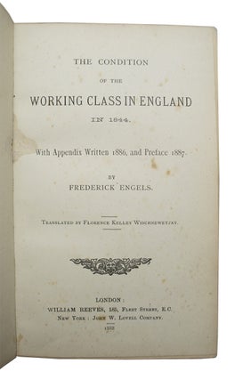 Condition of the Working Class in England in 1844