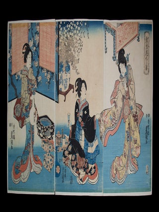 Item #69343 Woodblock Triptych. JAPANESE ALBUM