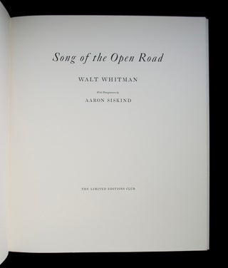 Song of the Open Road