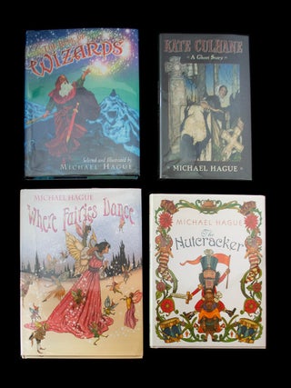 Item #69383 Four First Edition Children's Books with Original Signed Illustrations. Michael HAGUE