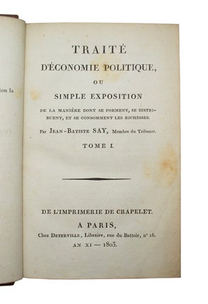 Traité d'économie politique