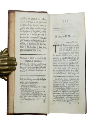Some Familiar Letters Between Mr. Locke, and Several of his Friends