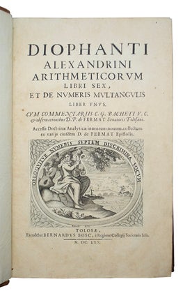Diophanti Alexandrini Arithmeticorum libri sex