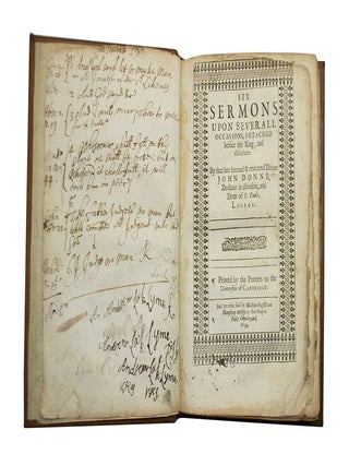 Six Sermons Upon Severall Occasions