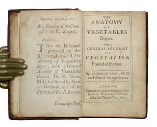 The Anatomy of Vegetables Begun