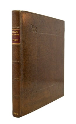 Item #69441 Orang-outang, sive homo sylvestris. Edward TYSON