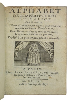 Alphabet de l’imperfection et Malice des Femmes