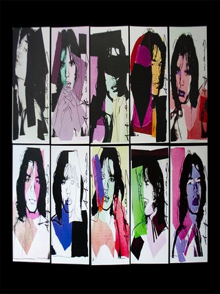 Item #69472 Mick Jagger 1975. Andy WARHOL
