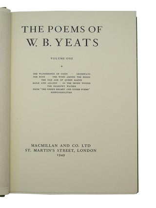 Poems of W.B. Yeats