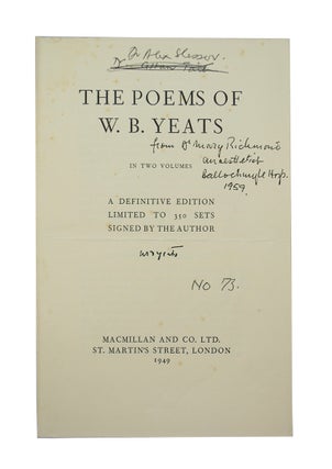 Poems of W.B. Yeats
