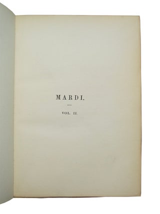Mardi: And A Voyage Thither