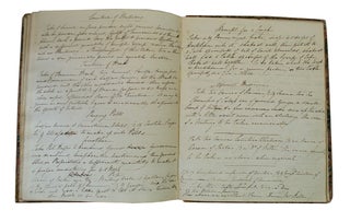 Manuscript Recipe Book