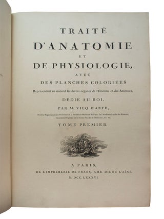 Traité d'anatomie et de physiologie