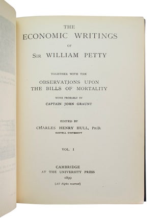 Economic Writings of Sir William Petty