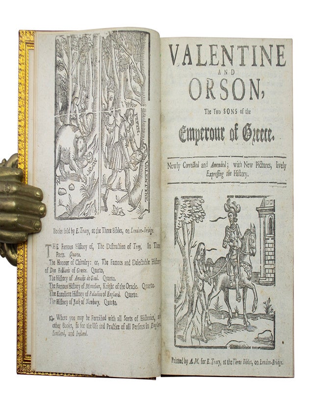 Item #69536 Valentine and Orson. ANONYMOUS.