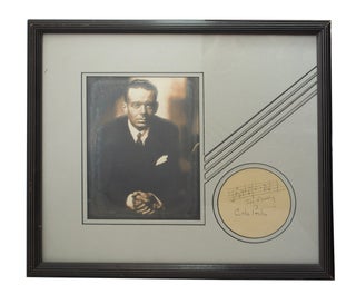 Item #69554 Autograph Musical Bars, Signed. Cole PORTER