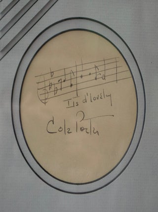 Autograph Musical Bars, Signed