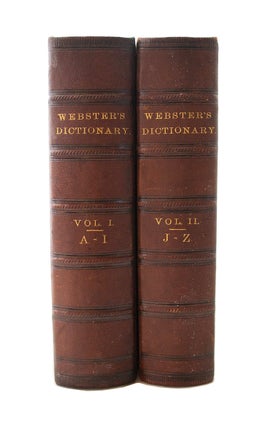 Item #69555 American Dictionary of the English Language. Noah WEBSTER