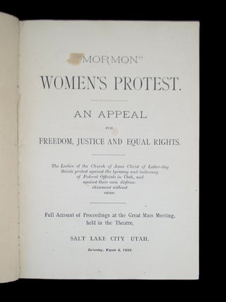 "Mormon" Women's Protest