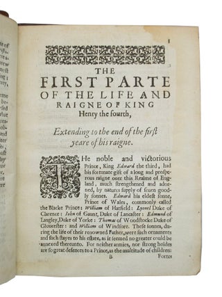 First Part of the Life and raigne of King Henrie the IIII