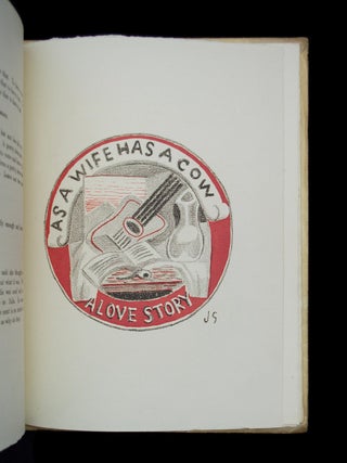 Book Concluding With As A Wife Has A Cow. A Love Story.