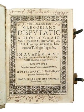 Alterum Examen Novi Pontificalis Gregoriani Kalendarii...