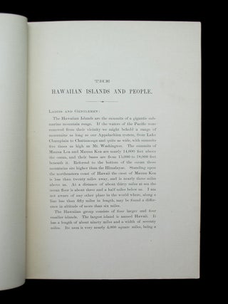 Hawaiian Islands and People