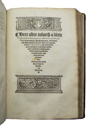 Bulleins bulwarke of defece againste all sicknes, sornes, and woundes