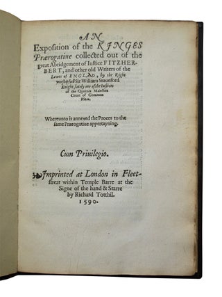 Exposition of the Kinges Praerogative