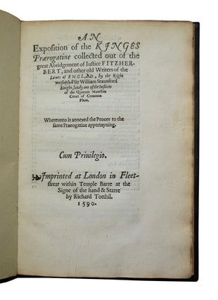 Exposition of the Kinges Praerogative