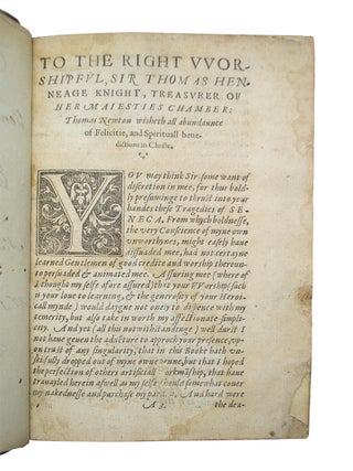 Seneca His Tenne Tragedies.