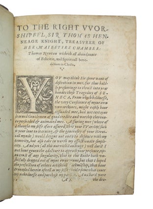 Seneca His Tenne Tragedies.