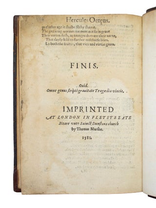 Seneca His Tenne Tragedies.