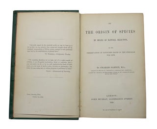 On the Origin of Species by Means of Natural Selection