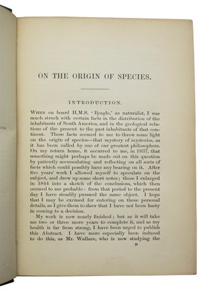 On the Origin of Species by Means of Natural Selection
