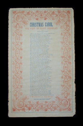 Item #69663 Christmas Carol. The Visit of St. Nicholas. Clement C. MOORE