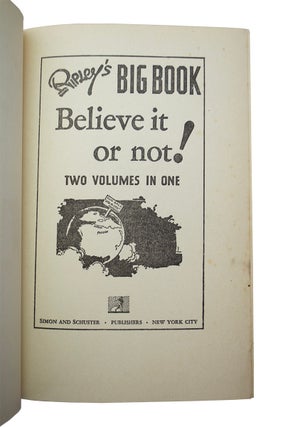 Ripley's Big Book Believe It or Not!