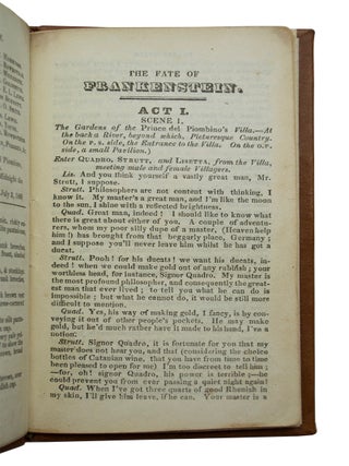 Frankenstein; or, The Man and the Monster!