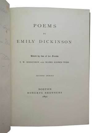 Poems by Emily Dickinson [Second Series]